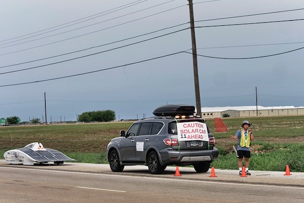 Each team was required to have support vehicle. Photo by J.G. Domke.