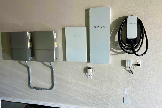 The Abdalla House on the DFW Solar Tour features a battery storage system. Courtesy of NTREG.