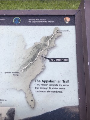 Appalachian Trail map