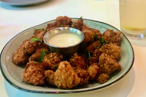 The Crispy Cauliflower was exceedingly crisp. Photo by Amy Martin.