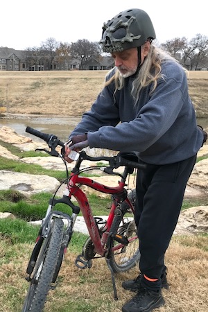 Tom Frye on the Fort Worth Trinity Trails