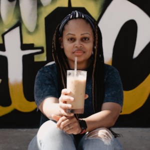 Mia Moss, owner of Black Coffee in Fort Worth