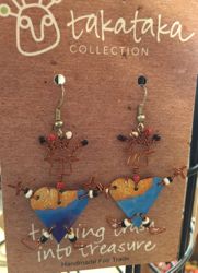 Cosmic Crow recycled earrings