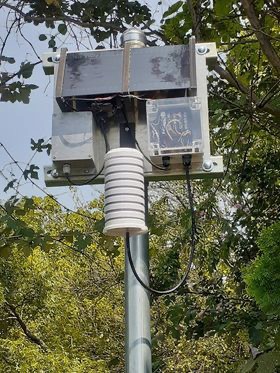 Shared Air Network mounted monitor