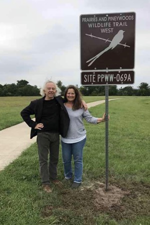 Don and Debora Young at Tandy Hills Natural Area.