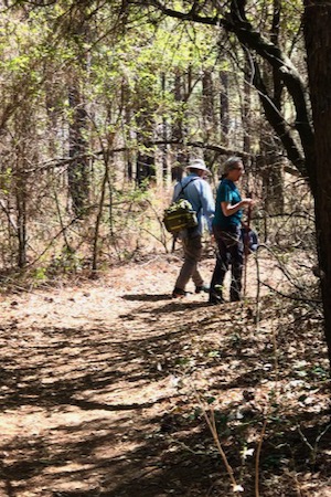 Walking each other home. Photo by Amy Martin.