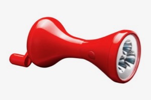 Hand-Winding Flashlight