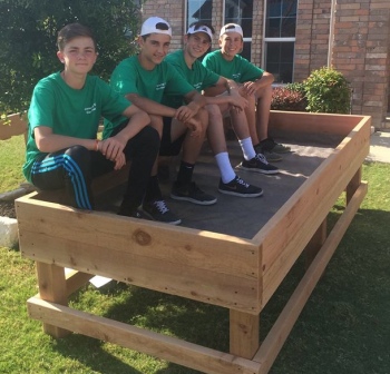 Growing Up Gardens crew