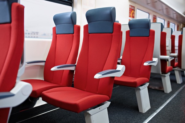 High speed train interior