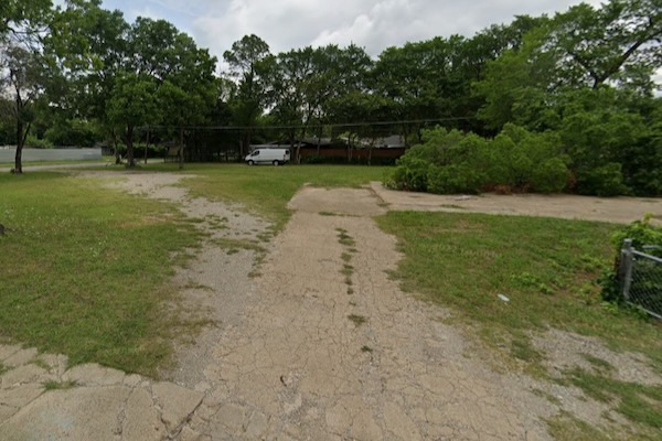A new park is planned at 7327 Lake June Road in southeast Dallas. Courtesy of Trust for Public Land.
