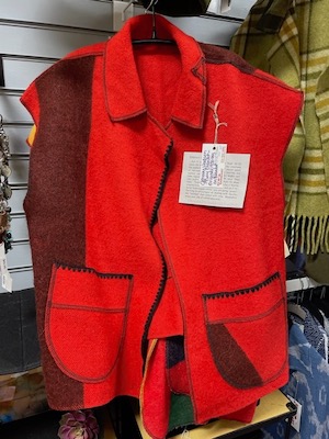 Vest made by Reid Barnhart at Maker's Connect