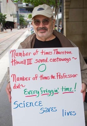 March for Science sign Dallas
