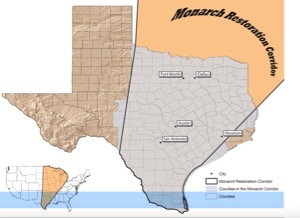 Monarch corridor map