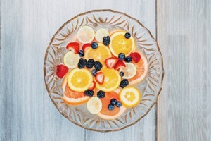 Pink Magnolia Fruit Bowl