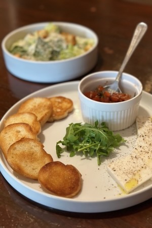 Pizza Verde appetizers. Photo by Andrew Ridout.