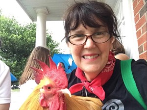 Andrea Ridout & George at Rooster Hardware