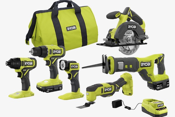 Ryobi six tool kit