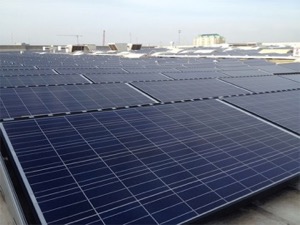 Solar panels at IKEA Frisco