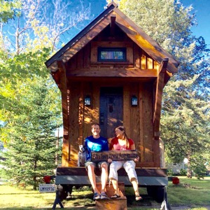 BA Norrgard and John Breen at Tiny House