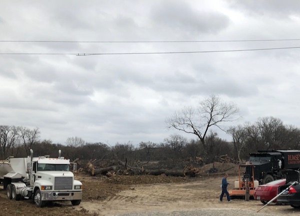 Waterside development clear cut