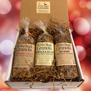 White Rock Granola trio box set