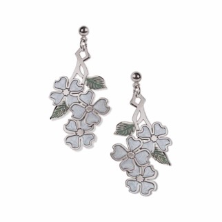 Dogwood earrings by David Howell and Company