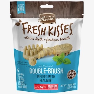 Merrick Fresh Kisses Mint Dental Dog Treats