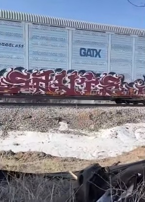 Plastic pellets spilled from a train derailment on March 5 in Weaatherford were seen at the site March 24.