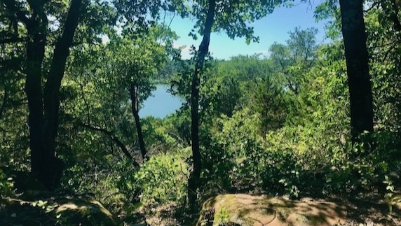 Tucker Lake view from the campground area. 