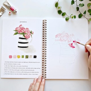 Watercolor Workbook from Read Between the Lines in Plano