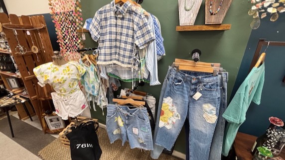 Handmade and embellished clothing at Green Thistle Emporium