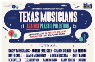 Texas Musicians Against Plastic Poster