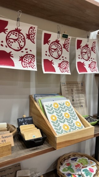Facial sponges from ME Mother Earth ($5.99 each) are made from biodegradable konjac plants.