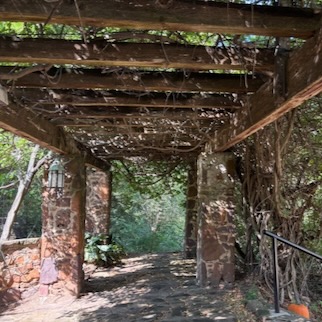 Orginal stone work was built during the 1930s.