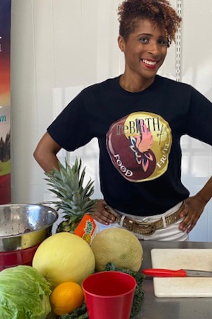 Chef Eboni Dionne of reBirth of Food