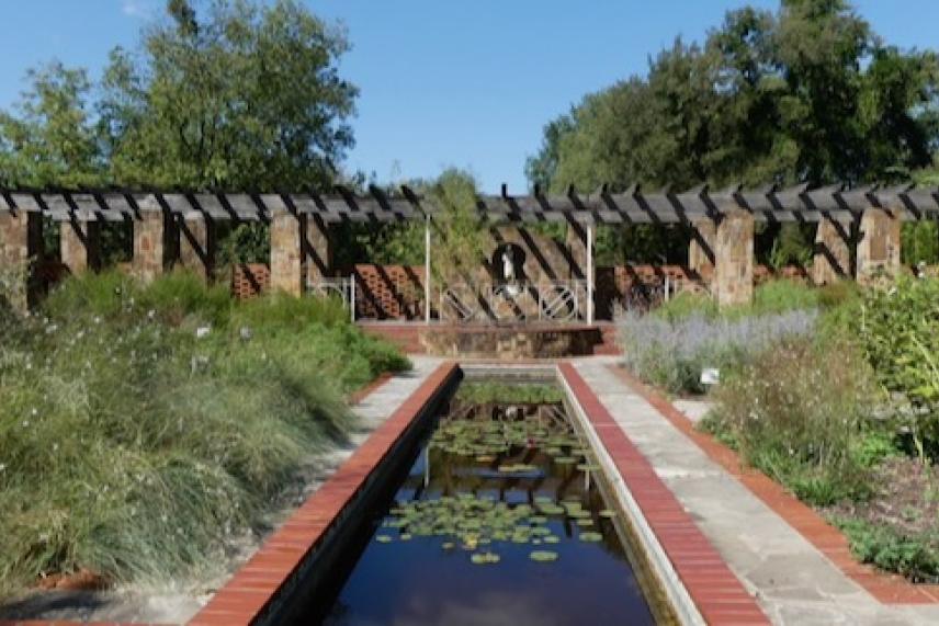 The lily pond at Weston Gardens was built in the 1930s.
