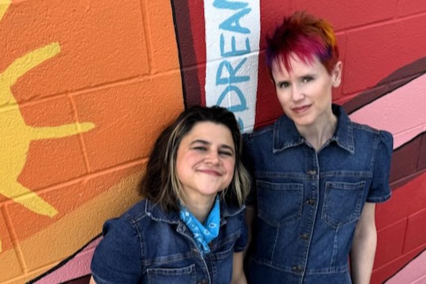 Vanessa Barker and Taylor Willis, co-founders of the Welman Project