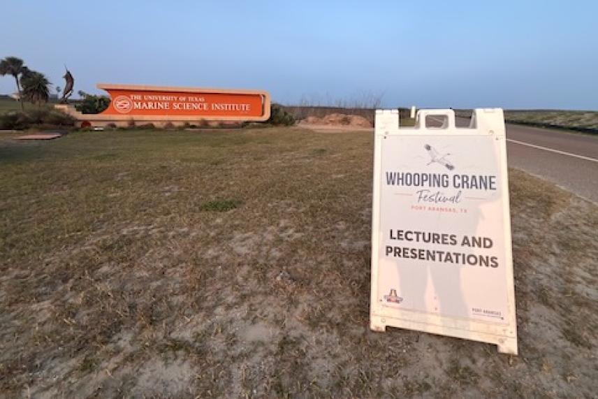 The 2026 Whooping Crane Festival was held in Port Aransas.