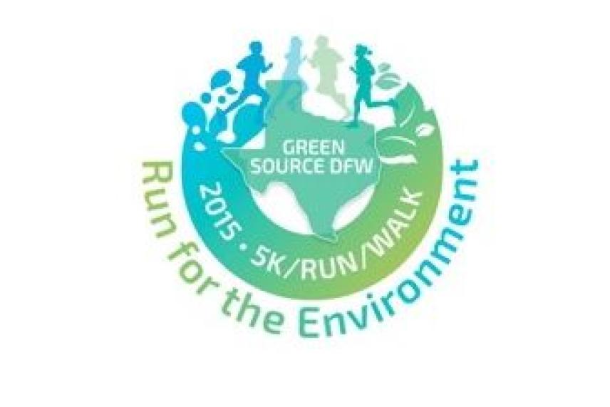 Green-themed logo with silhouettes of runners and environmental elements.