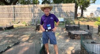 Master Gardener and lead composter for Fort Worth Botanic Garden Lance Johnson