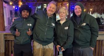 Green Source Texas team at the Whooping Crane Fest in Port Aransas last month.