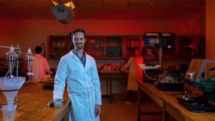 UTA assistant prof of earth and environmental science Nathan Brown at UTA